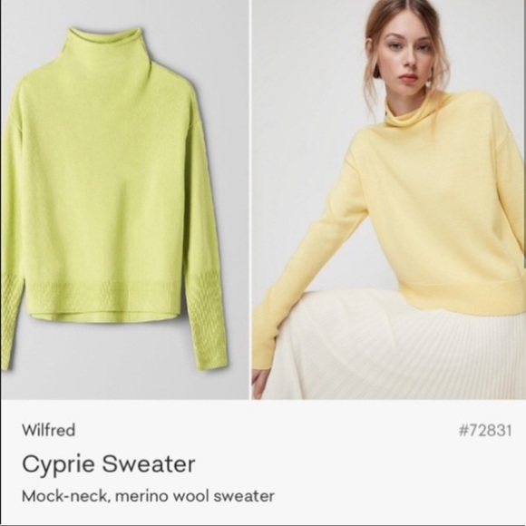 Aritzia Wilfred Cyprie Sweater